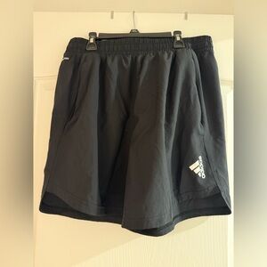 Adidas Black Athletic 7” Shorts